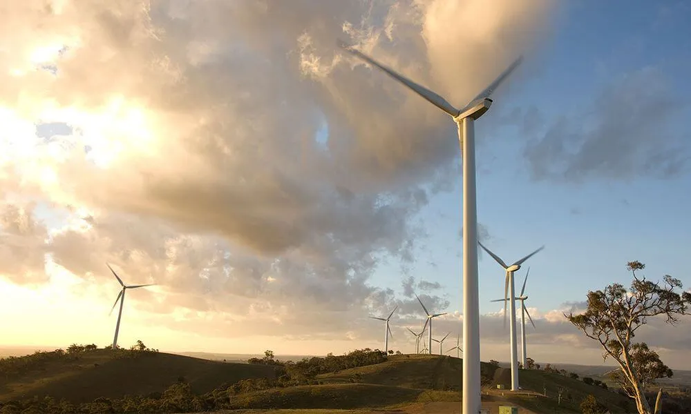 windmills generating electricity